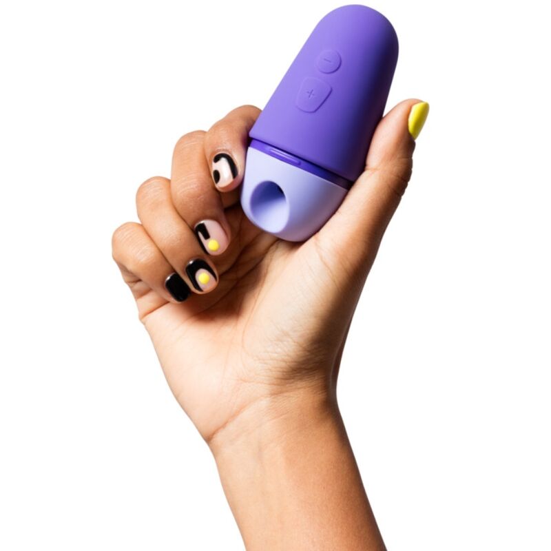 img_226564_48ec1c977c260b438968f389c4565bb8_1.jpg ROMP - FREE X ESTIMULADOR DE CLÍTORIS CON TAPA 10 NIVELES RECARGABLE MORADO