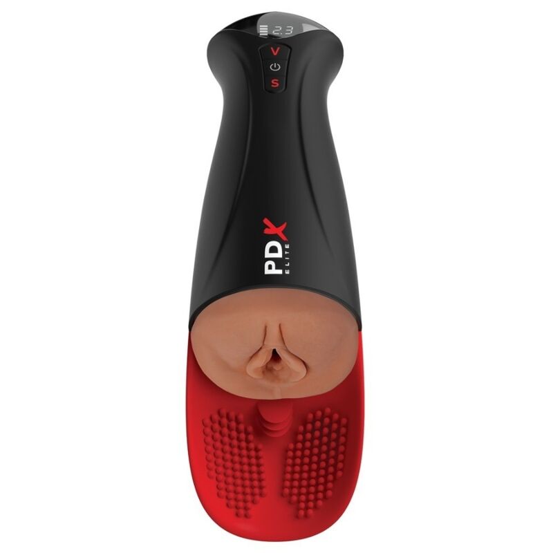 img_226697_2f6c87ca23b234e92742a55cb98bc46f_1.jpg PDX ELITE - MASTURBADOR AUTOMÁTICO FAP-O-MATIC PRO XL VIBRADOR MARRÓN 34.9 CM