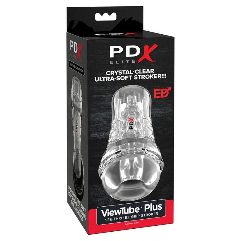 img_226758_c4ed9fb84b1e2fddf174fcd4b4c6d6e3_1.jpg PDX ELITE - MASTURBADOR TRANSPARENTE VIEWTUBE PLUS SEE-THRU EZ-GRIP 21 CM