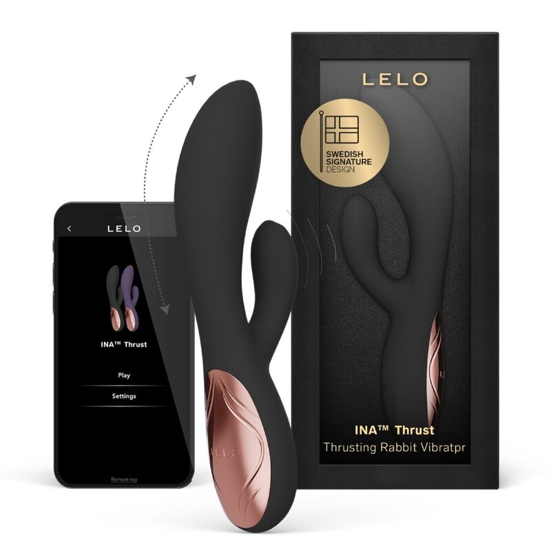 img_227004_e0b55d6d8669736694f81cbca9990ba0_1.jpg LELO - INA THRUST VIBRADOR RABBIT CON EMPUJE NEGRO