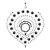 BIJOUX - INDISCRETS FLAMBOYANT NOIR  ARGENT