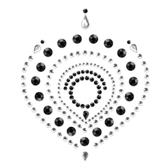BIJOUX - INDISCRETS FLAMBOYANT NOIR  ARGENT