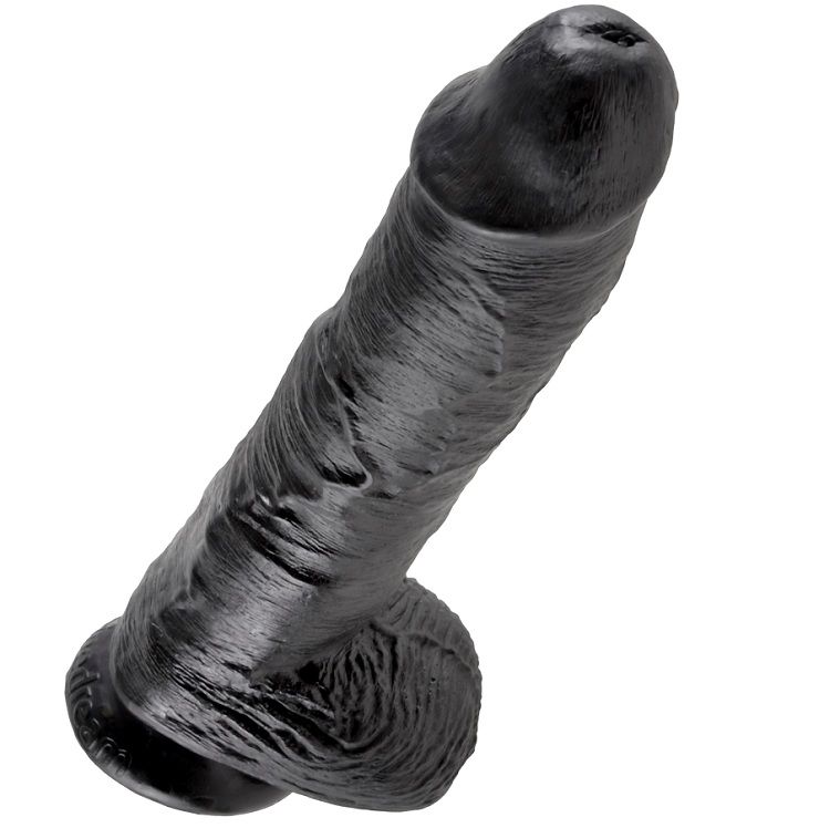 img_29651_4b61545bf69c9b2f120580ac19e959dc_1.jpg KING COCK - PENE REALISTICO NEGRO 25.4 CM