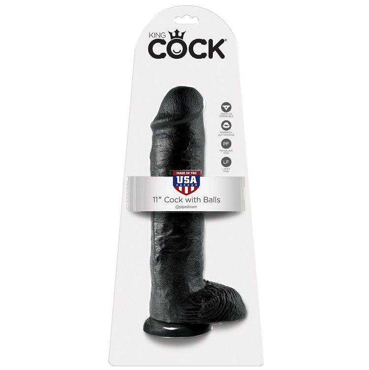 img_29663_56e00eade7ad8efdea3f711cc8e1f356_1.jpg KING COCK - PENE REALISTICO NEGRO 28 CM