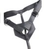 KING COCK - HARNAIS AVEC PÉNIS NOIR RÉALISTE 22,9 CM