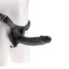 KING COCK - HARNAIS AVEC PÉNIS NOIR RÉALISTE 22,9 CM