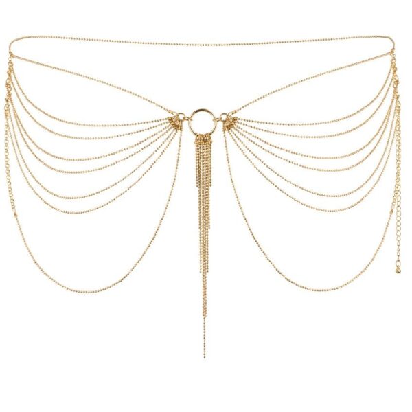 BIJOUX - MAGNIFIQUE BIJOU CHAÎNE MÉTAL POUR TAILLE DORÉE