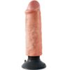 KING COCK - GODE VIBRATEUR 15.24 CM NATUREL