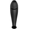 PRETTY LOVE - PLUG ANAL EN SILICONE FORME PÉNIS ET 12 MODES DE VIBRATION NOIR