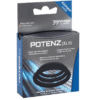 JOYDIVISION POTENZDUO - PLUS LOT DE 3 ANNEAUX NOIR - S, M, L