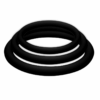 JOYDIVISION POTENZDUO - PLUS LOT DE 3 ANNEAUX NOIR - S, M, L