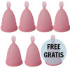 NINA KIKÍ - COUPE MENSTRUELLE ROSE TAILLE S 6 + 1 GRATUITE