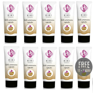KIKÍ TRAVEL - LUBRIFIANT CUPCAKE 50 ML 10 + 1 GRATUIT