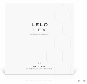 LELO - BOÎTE DE PRÉSERVATIFS HEX 36 UNITÉS