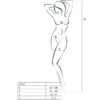 PASSION - FEMME BS016 BODYSTOCKING BLANC TAILLE UNIQUE