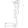 PASSION - FEMME BS019 BODYSTOCKING BLANC TAILLE UNIQUE