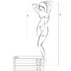 PASSION - FEMME BS025 BODYSTOCKING NOIR STYLE ROBE TAILLE UNIQUE