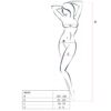 PASSION - FEMME BS045 BODYSTOCKING NOIR TAILLE UNIQUE