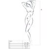 PASSION - FEMME BS031 BODYSTOCKING BLANC TAILLE UNIQUE