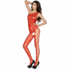 PASSION - FEMME BS036 BODYSTOCKING ROUGE TAILLE UNIQUE