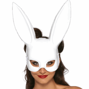 LEG AVENUE - MASQUERADE MASQUE DE LAPIN BLANC