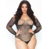 LEG AVENUE - BODYSTOCKING EN RÉSILLE CRISTALISÉE 1X-2X