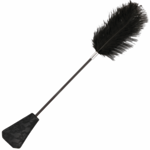 DARKNESS - FOUET PLUME DAMOUR NOIR 56 CM