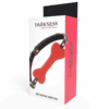 DARKNESS - BÂILLON EN SILICONE À OS ROUGE