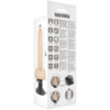 BASECOCK - VIBRADOR REALÍSTICO ARTICULABLE CONTROL REMOTO NATURAL 21 CM -O- 5 CM