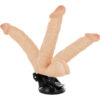 BASECOCK - VIBRADOR REALÍSTICO ARTICULABLE CONTROL REMOTO NATURAL 20 CM -O- 4.5 CM