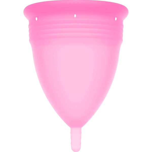 STERCUP - COUPE MENSTRUELLE EN SILICONE FDA ROSE - TAILLE L