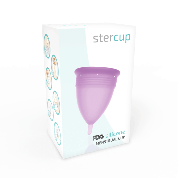 STERCUP - COUPE MENSTRUELLE EN SILICONE FDA LILAS - TAILLE S