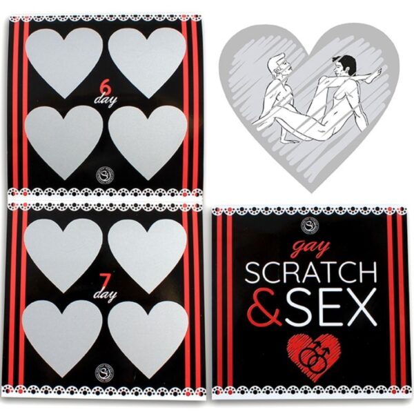 SECRETPLAY - JEU SCRATCH  SEX GAY COUPLES (ES/EN/FR/PT/DE)