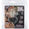 SEVEN CREATIONS - ANNEAU VIBRATEUR EN SILICONE TRANSPARENT