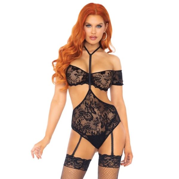 LEG AVENUE - ENSEMBLE DEUX PIÈCES TOP  TEDDY S/M