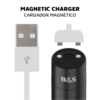 BLACKSILVER - BALLE MAGNÉTIQUE VIBRANTE NOIRE KERNEX 2