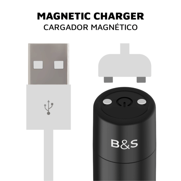 BLACKSILVER - BALLE MAGNÉTIQUE VIBRANTE NOIRE KERNEX 2