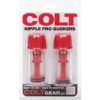 CALEXOTICS - VENTOUSES COLT ONDES STIMULANTES POUR LE TETON ROUGE