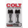 CALEXOTICS - VENTOUSES COLT AVEC ONDES STIMULANTES POUR LE TÉTON, NOIRES