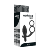 ADDICTED TOYS - PLUG ANAL AVEC DOUBLE ANNEAU NOIR