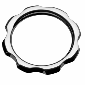 METAL HARD - ANNEAU DE TORQUE EN POUR PÉNIS ET TESTICULES 50MM