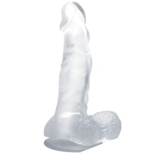 img_93450_ce30a3783a5762862bd5b931bb76712c_1.jpg BAILE - GODE RÉALISTE AVEC VENTOUSE ET TESTICULES 16.7 CM TRANSPARENT