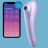 img_94651_e3ac3eafdc925abb83b83039caf3eb4b_1.jpg SATISFYER - VIBRATEUR DUAL PLEASURE AIR PULSE MAUVE