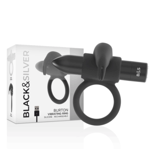 BLACKSILVER - BURTON RING 10 MODES DE VIBRATION NOIR
