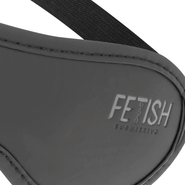 FETISH SUBMISSIVE - MASQUE EN CUIR VÉGAN II AVEC DOUBLURE EN NOPRÈNE