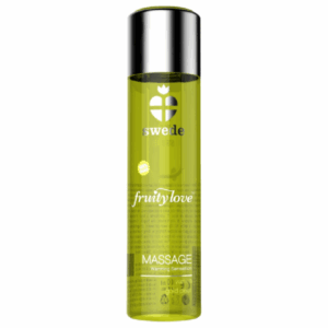 SWEDE - FRUITY LOVE EFFET RÉCHAUFFANT HUILE DE MASSAGE VANILLE ET POIRE DOR 120 ML