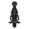 ADDICTED TOYS - PLUG ANAL AVEC ANNEAU EN SILICONE NOIR 12 CM